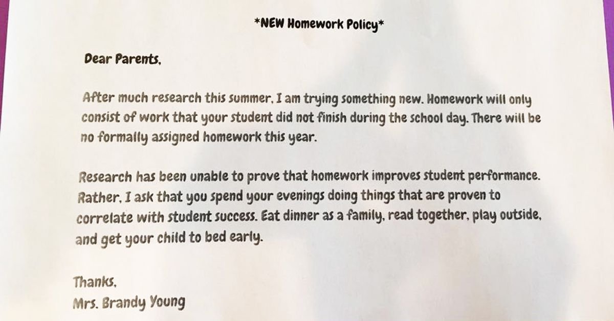 Parents consent letter